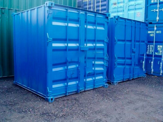 Широкий морской контейнер 10 футов Pallet Wide Б/У