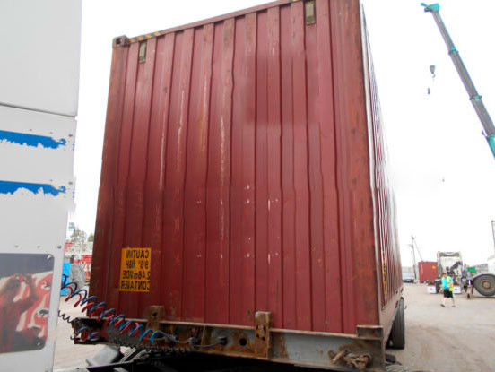 Высокий и широкий морской контейнер 40 футов Pallet Wide Б/У